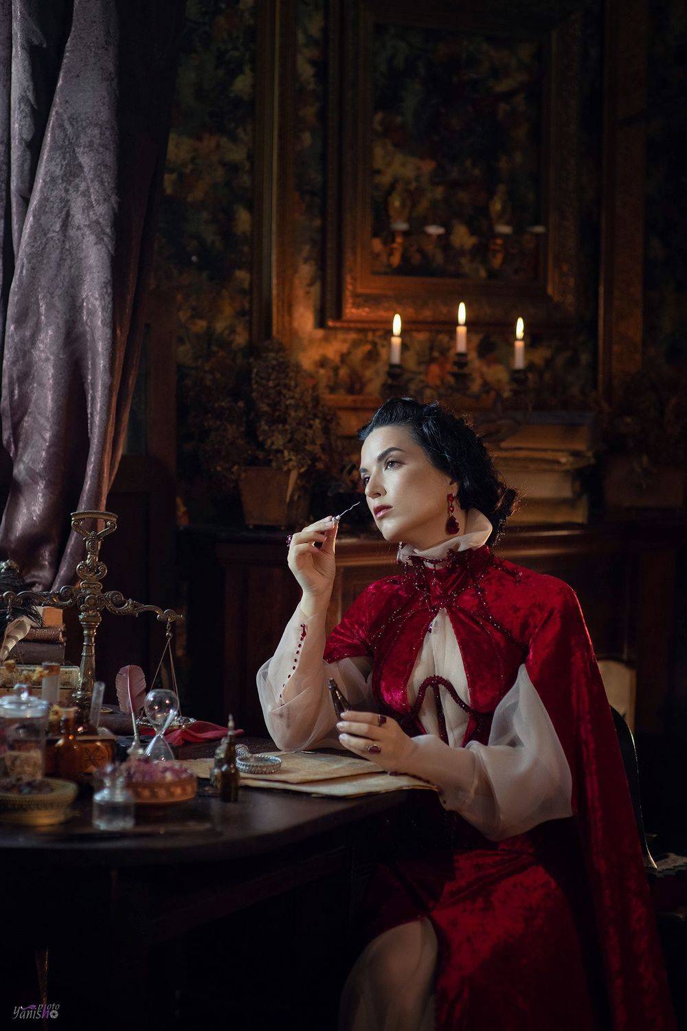 батори, портрет, легенда, девушки, история, Хэллоуин, артфото, Янина Ермакова