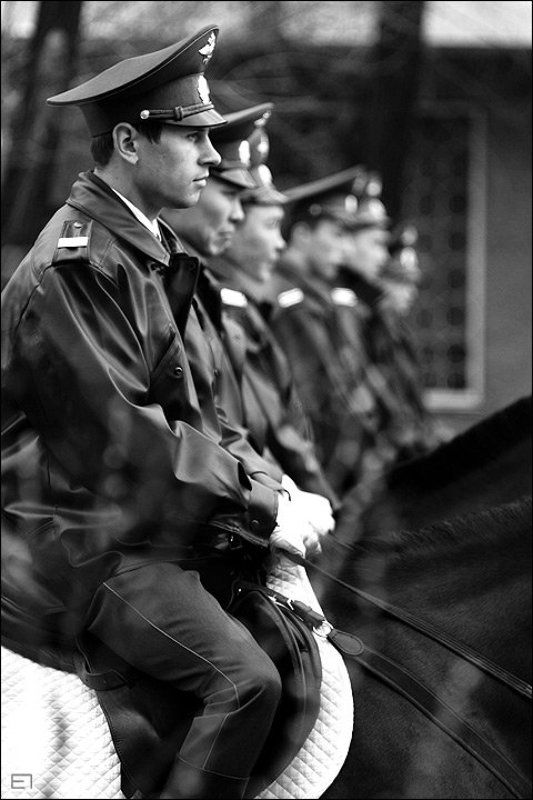 репортаж, 1 мая, милиция, лошади Конная милицияphoto preview