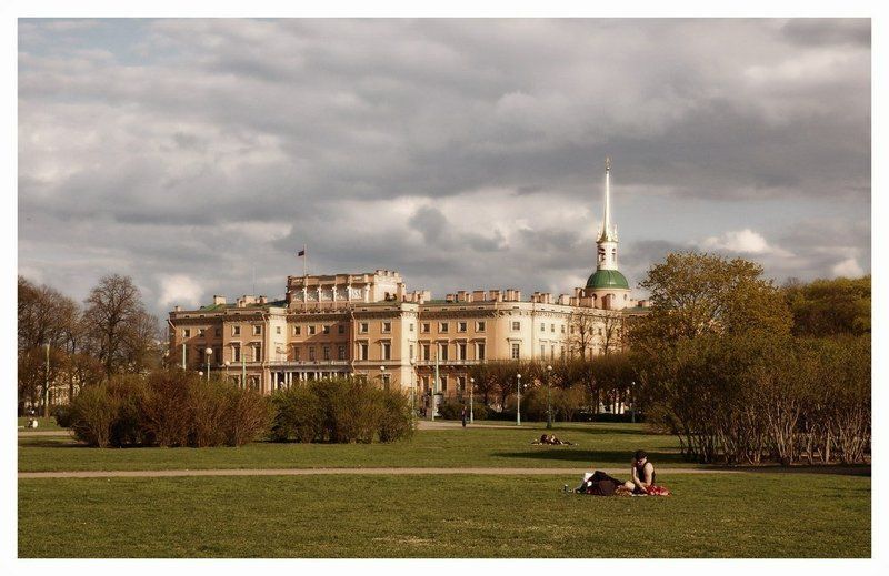 город, петербург, весна Марсово полеphoto preview