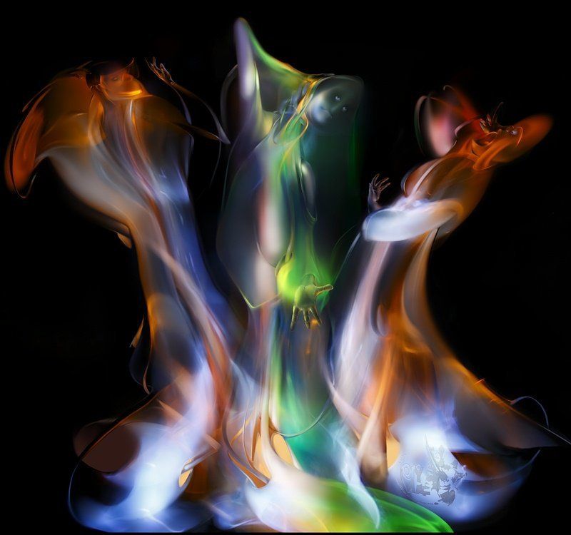 светографика, световые сдвиги, графика, портрет, история, сюжет, предметы Высокая нота  (Светографика - Световые сдвиги 2008-2009 ) фото превью