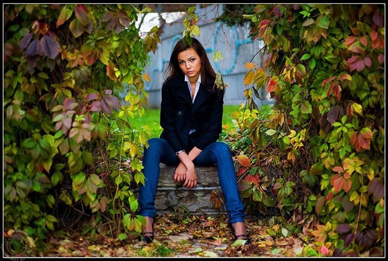 девушка, лето, окружение Портрет в окруженииphoto preview