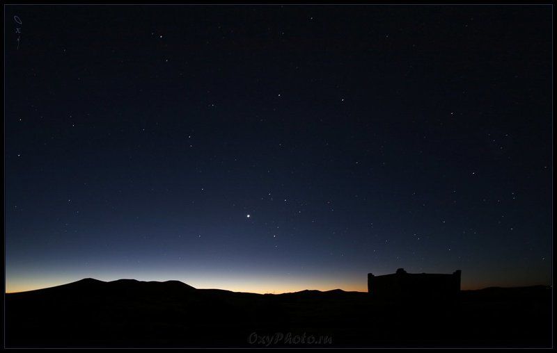 африка, марокко, africa, morocco, maroc, магриб, пустыня, сахара, desert, sahara, эрг-шебби, erg-chebbi, merzouga, мерзуга, звезды, stars Вот и забрезжил рассвет...photo preview