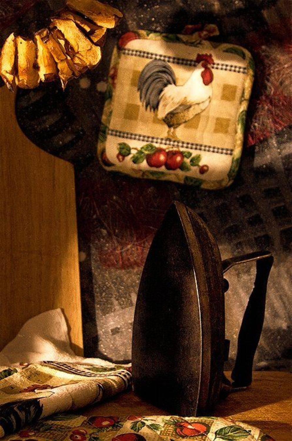 утюг, петух, сушенные, яблоки, smie