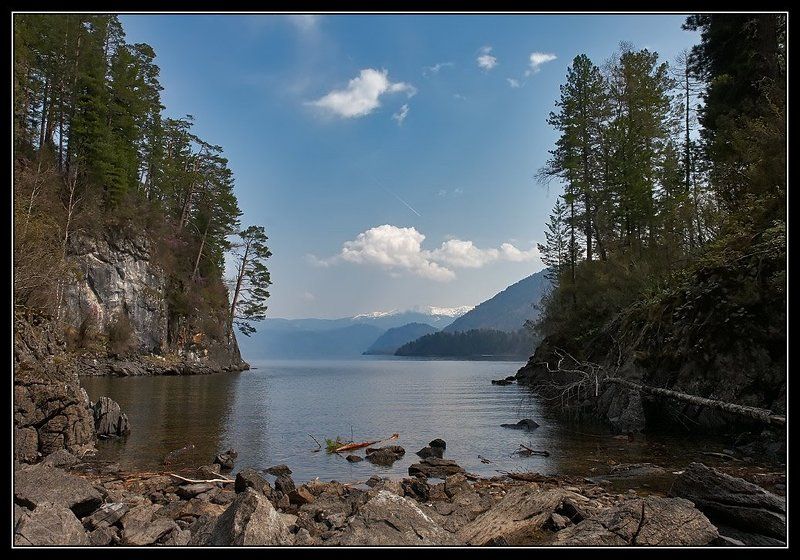 телецкое, озеро, алтай Взгляд на Гольцы.photo preview