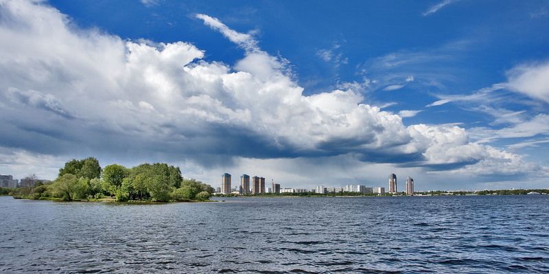 май, строгино, залив Строгинский заливphoto preview