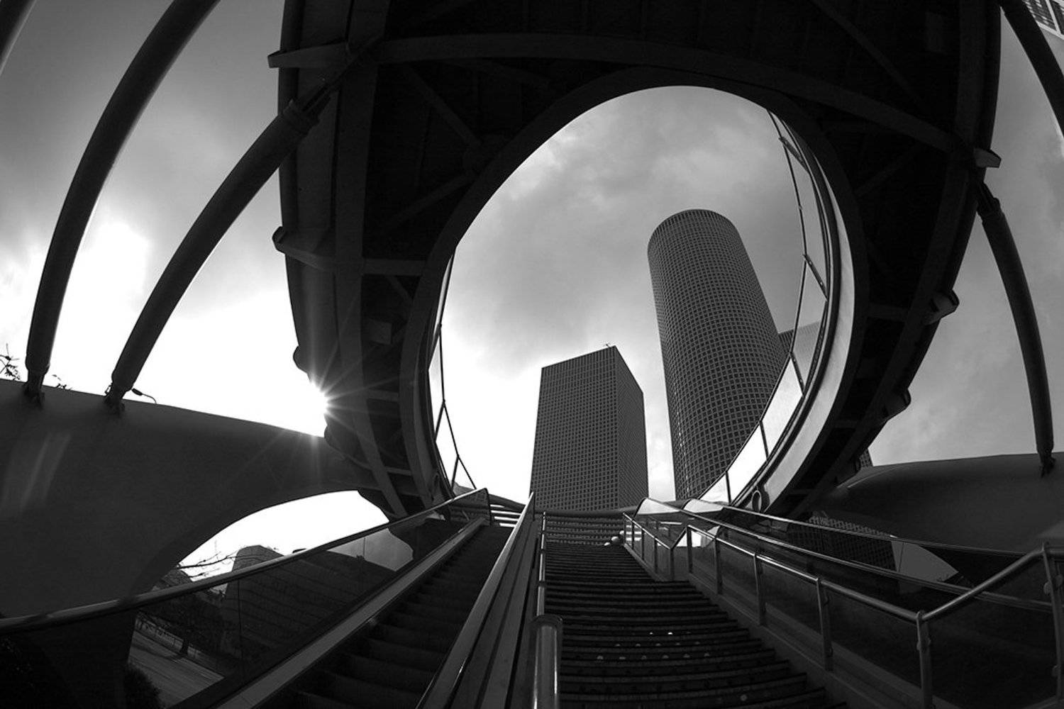 Рассвет и сити. Автор: Alexey Elkin , Alexey Elkin