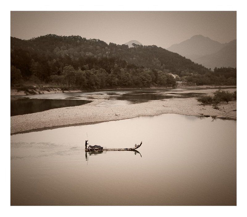 китай,река,поднебесная,наньси,путешествия,пейзаж,монохром Поднебеснаяphoto preview