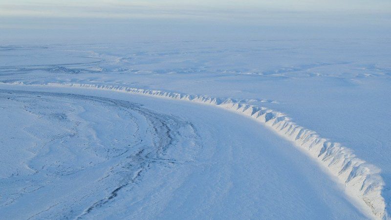 север, тундра, аэросьёмка тундраphoto preview