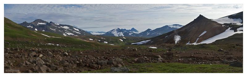 камчатка, мутновский, вулкан Вид от подножия Мутновского вулканаphoto preview