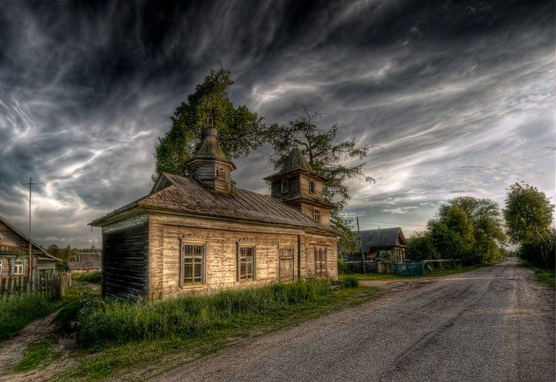 hdr, часовня, медведиха Старая часовня (репост)photo preview