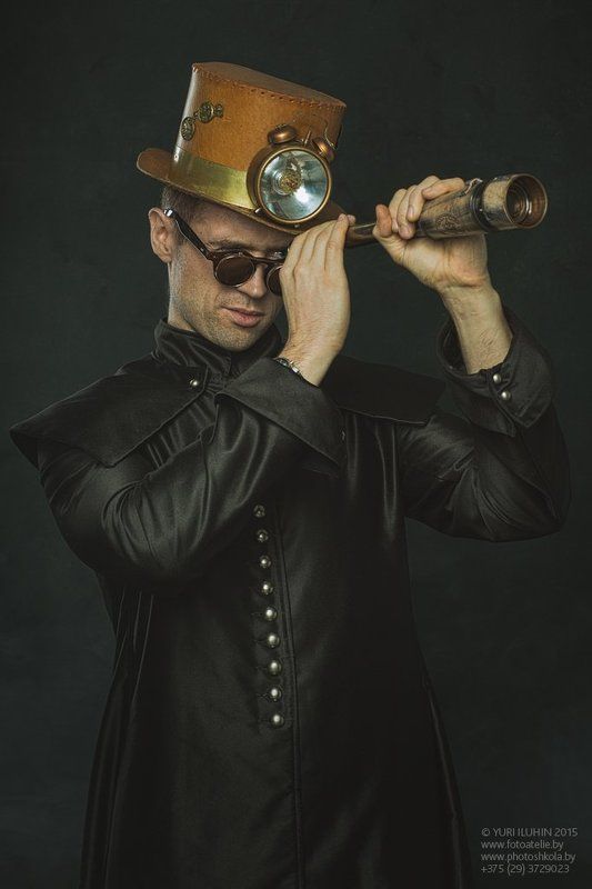 portrait, steampunk, toned, retro Steampunkphoto preview