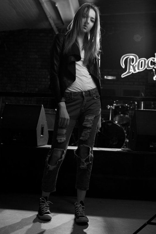 черное, белое, портрет, девушка, рок Диана.photo preview