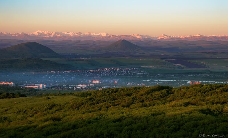 пятигорск, пейзаж, утро, рассвет, горы Пятигорск на рассветеphoto preview