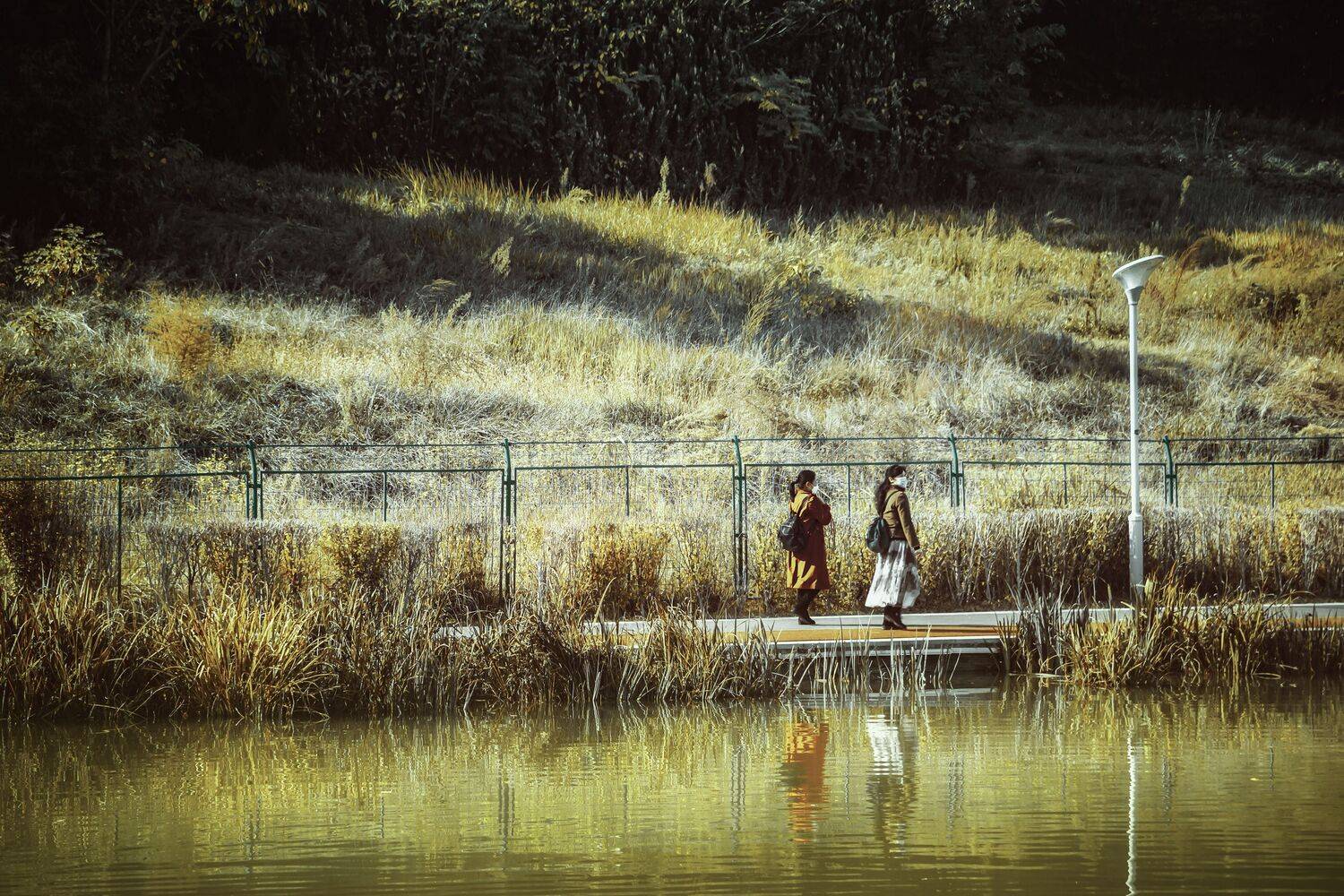 岸上人, 吴 微雨墨烟鸿
