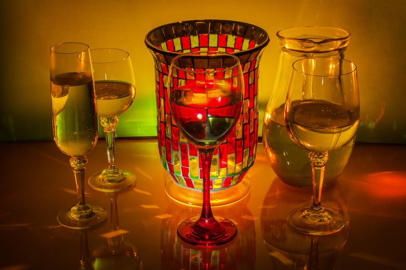 close-up, color, colors, concept, conceptual, glass, light, photography, still life, Glass and Lightphoto preview