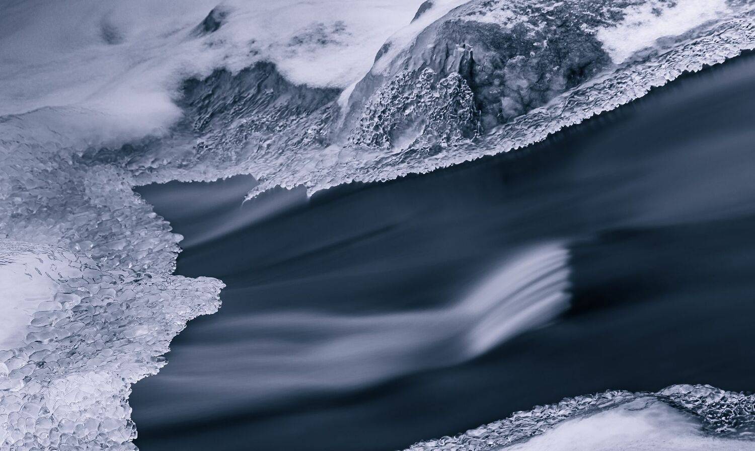 лед, вода, длинная выдержка, природа, зима, водопад, чардым, Максим Подосинников