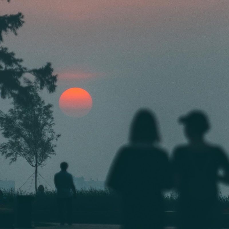 закат, туман Звезда по имени Солнце photo preview