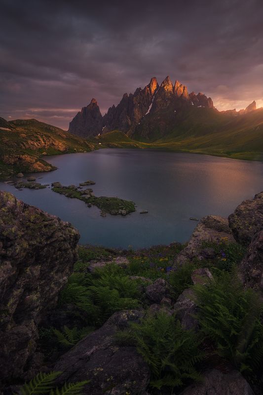 грузия, тобаварчхили, горы, озеро, рассвет, фототур Тобаварчхилиphoto preview