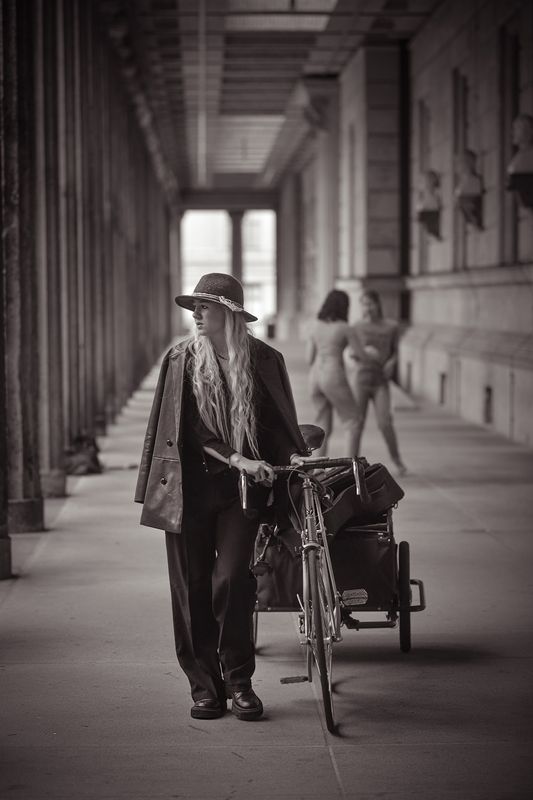 Stranger with a bikephoto preview