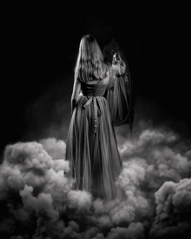 студийный портрет, красивая девушка, женский портрет, концептуальное Она...photo preview