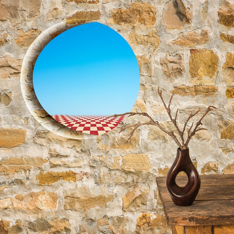 blue, collage, color, colors, color image, concept, conceptual, digital, digital art, photo collage, photography, sky, still life, surreal, surrealism, Clear Blue Skyphoto preview