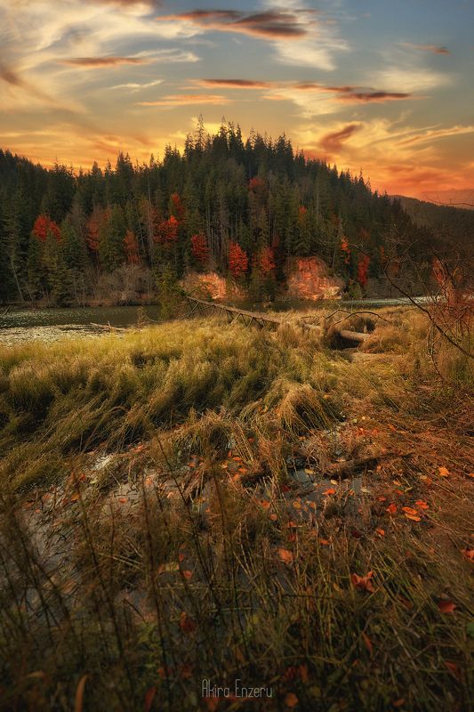 осенний autumn landscape sunset Что такое ОСЕННИЙ?photo preview