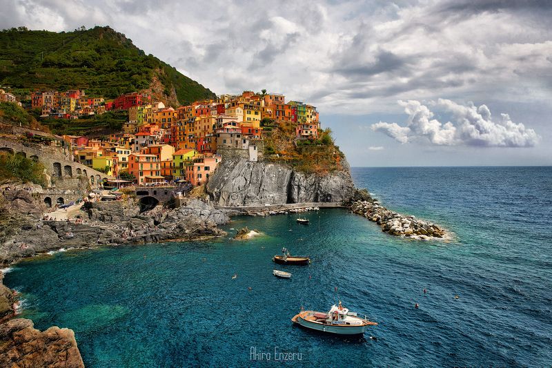 landscape italy manarola cinque terre Manarola, Cinque Terre, Liguria, Italy.photo preview