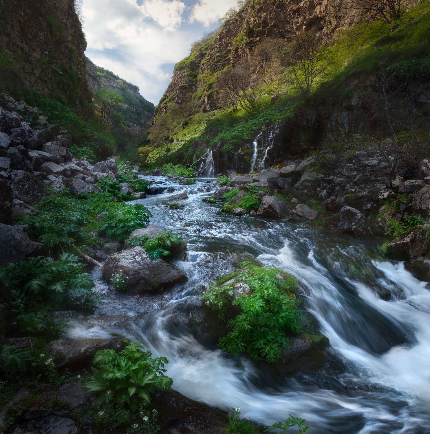 Dashbashi canyon, Georgia.. Автор: Helen Vasilieva River, canyon, long exposure, Georgia, nature, landscape, Helen Vasilieva