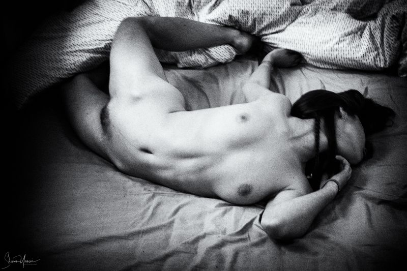 naked, black and white, woman Emotions #0456photo preview