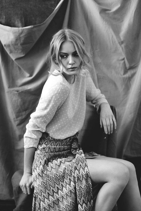 Anastasia en monochromephoto preview