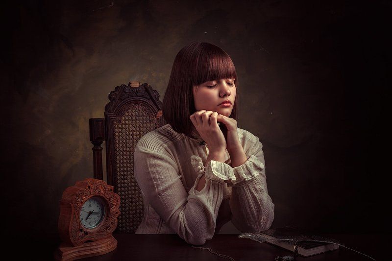 девушка, портрет, мечты,  Dreamphoto preview