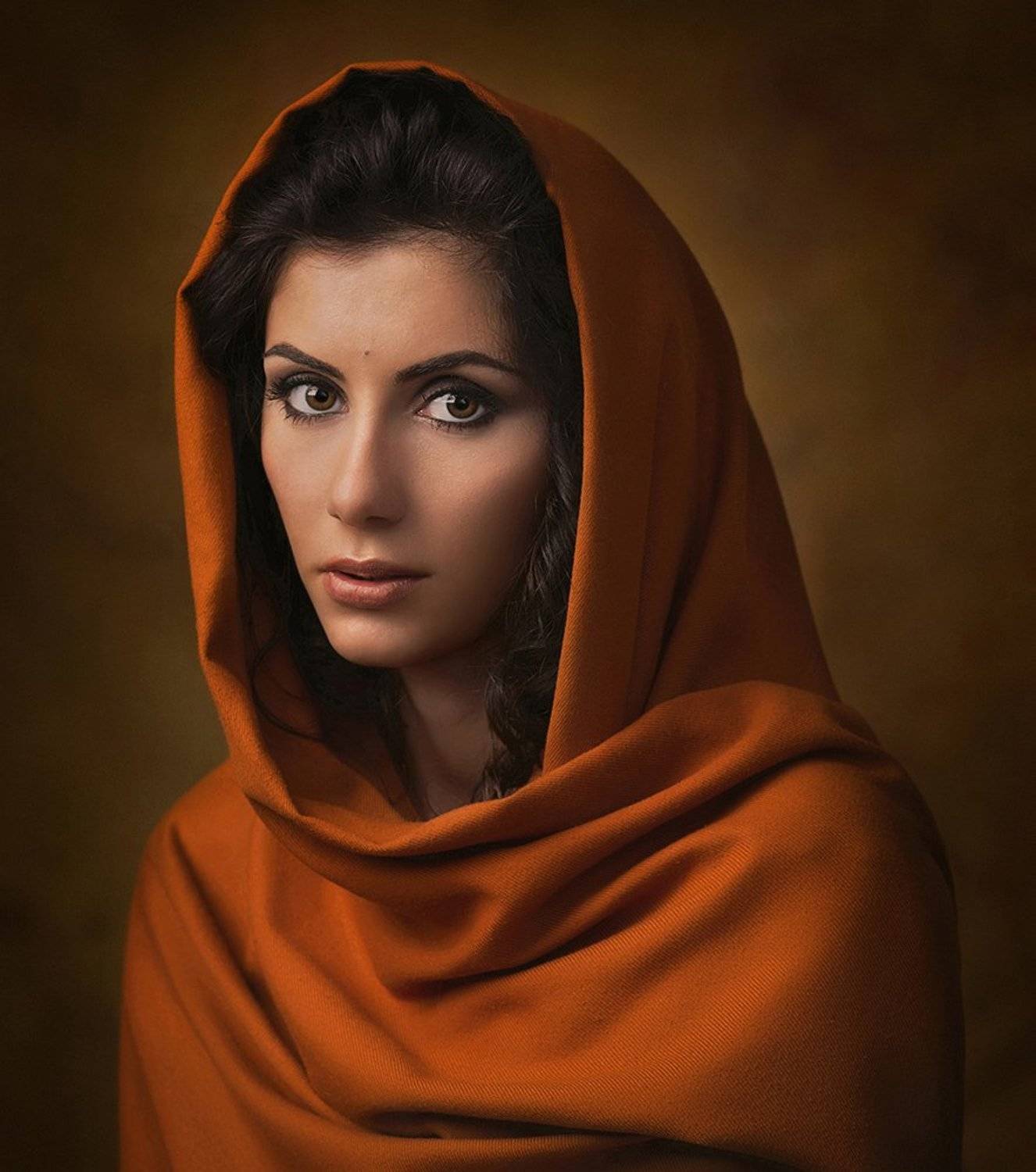 Армянка, Девушка, Платок, Портрет, Александр Жосан