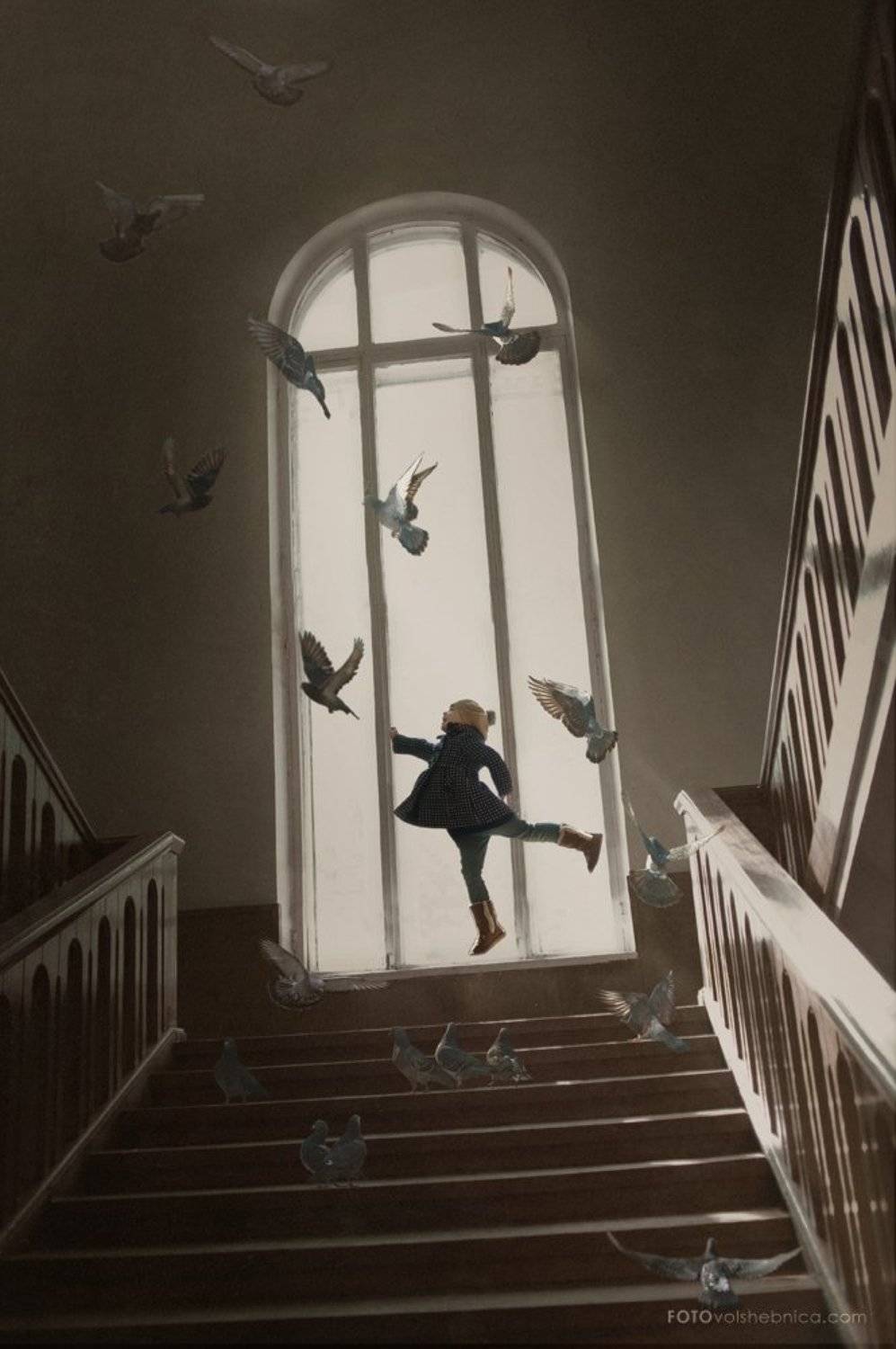 Дети и голуби, Детская фотография, Детский портрет, Оксана Бут
