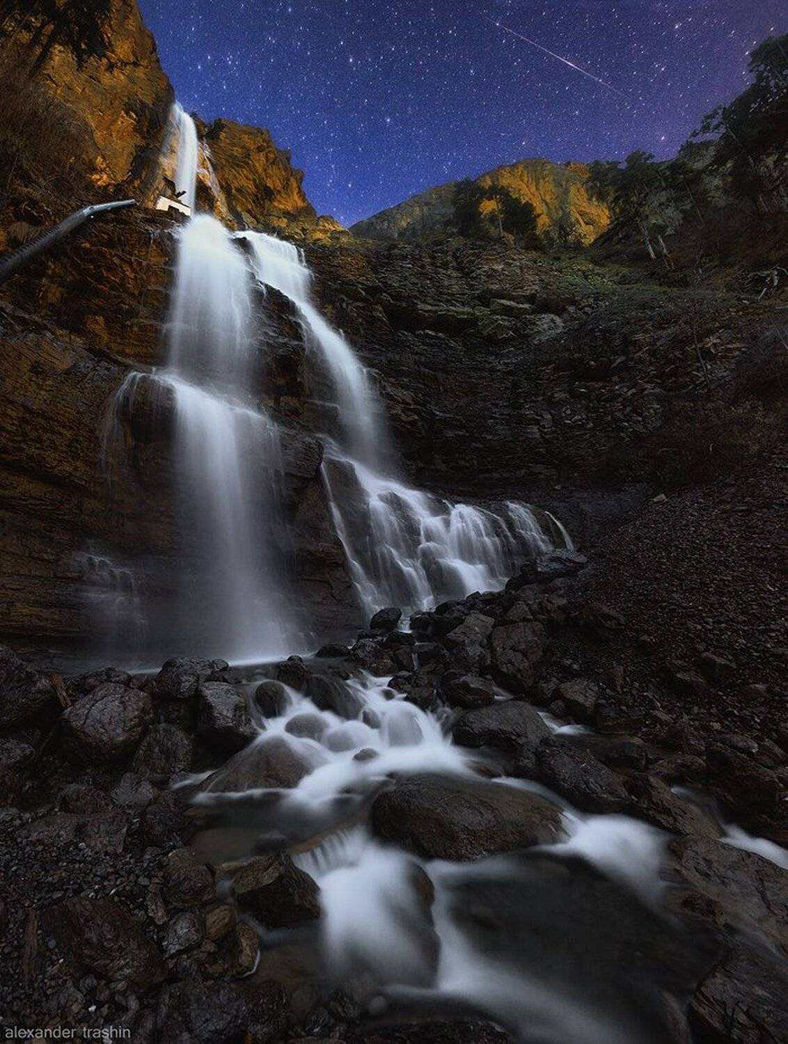 Drops. Автор: Александр Трашин ай-петри, водопад, горный пейзаж, крым, крымские горы, учан-су, Александр Трашин