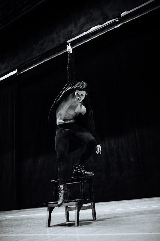 dancer, bw, man Zhenya (3)photo preview