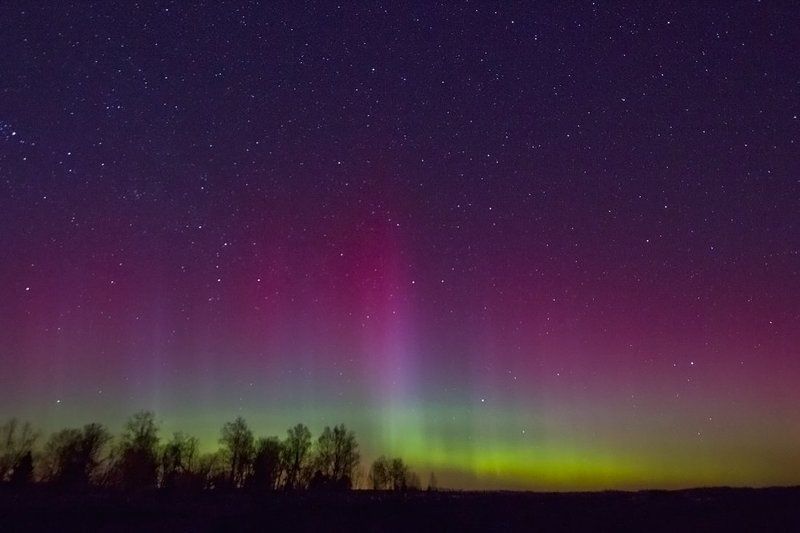 Северное сияние над Тулой.photo preview