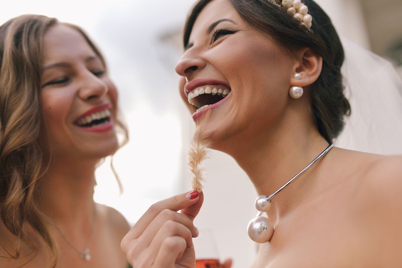 свадьба, перо, невеста, улыбка, wedding, feather, bride, smile 25photo preview