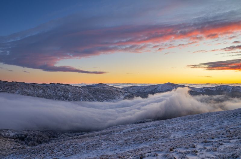 bieszczady, mountains, national, park, sunset, clouds, colors, autumn, Bieszczady National Parkphoto preview