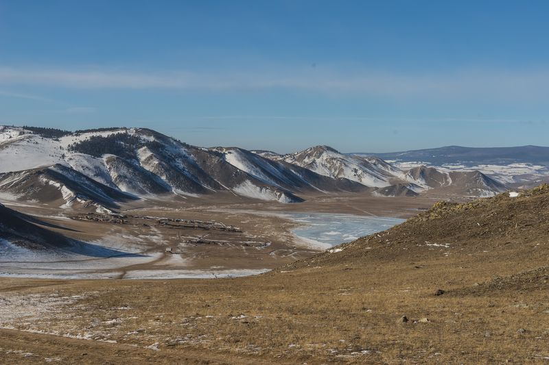 Тажеранская степь зимойphoto preview