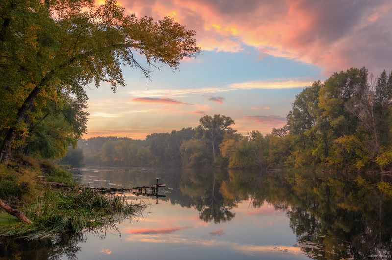 река урал, орск, осень, природа Осенний вечерphoto preview