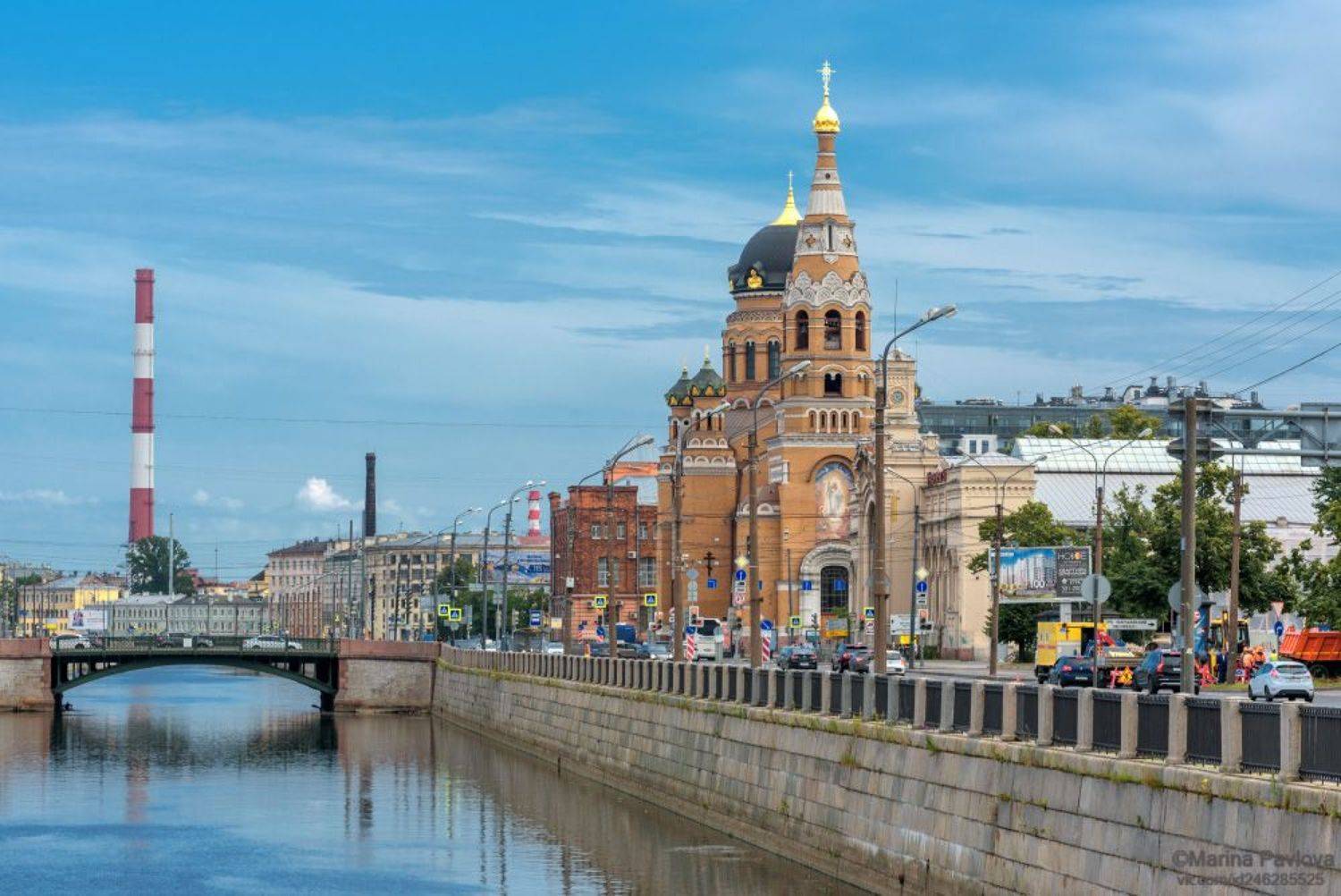 Храм Воскресения Христова. Автор: Павлова Марина город, архитектура, храм, храм воскресения христова (у варшавского вокзала), обводный канал, городской пейзаж, nikon, Павлова Марина