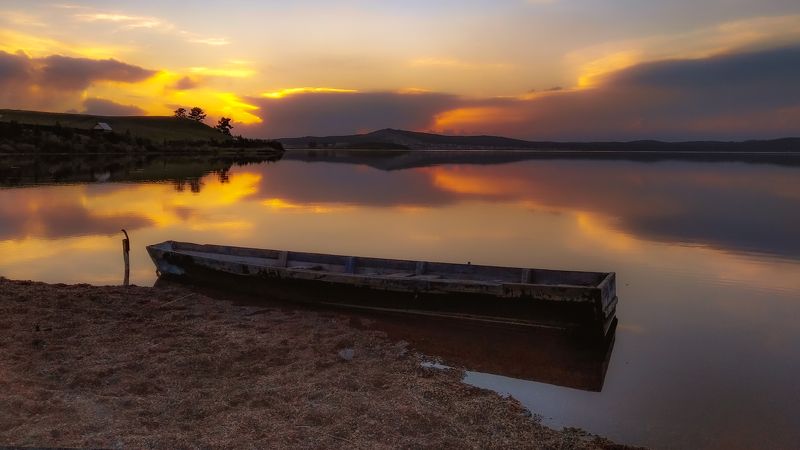 Вечер на озере Ургунphoto preview