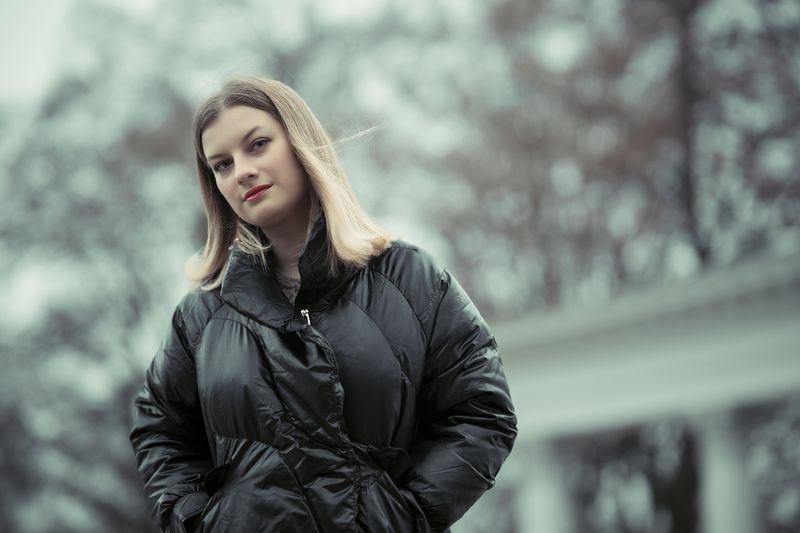 portrait fashion woman girl outdoor ...photo preview