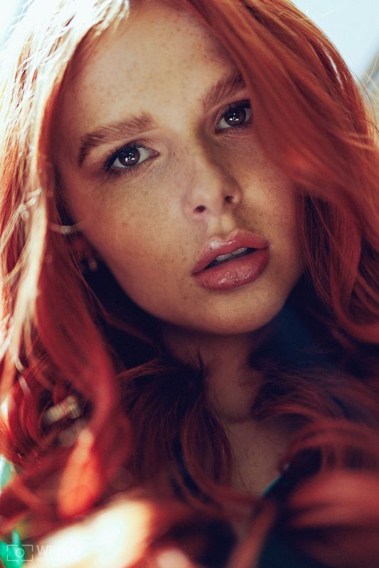 portrait, women, redhair women by wpixel (More Than Beauty)photo preview