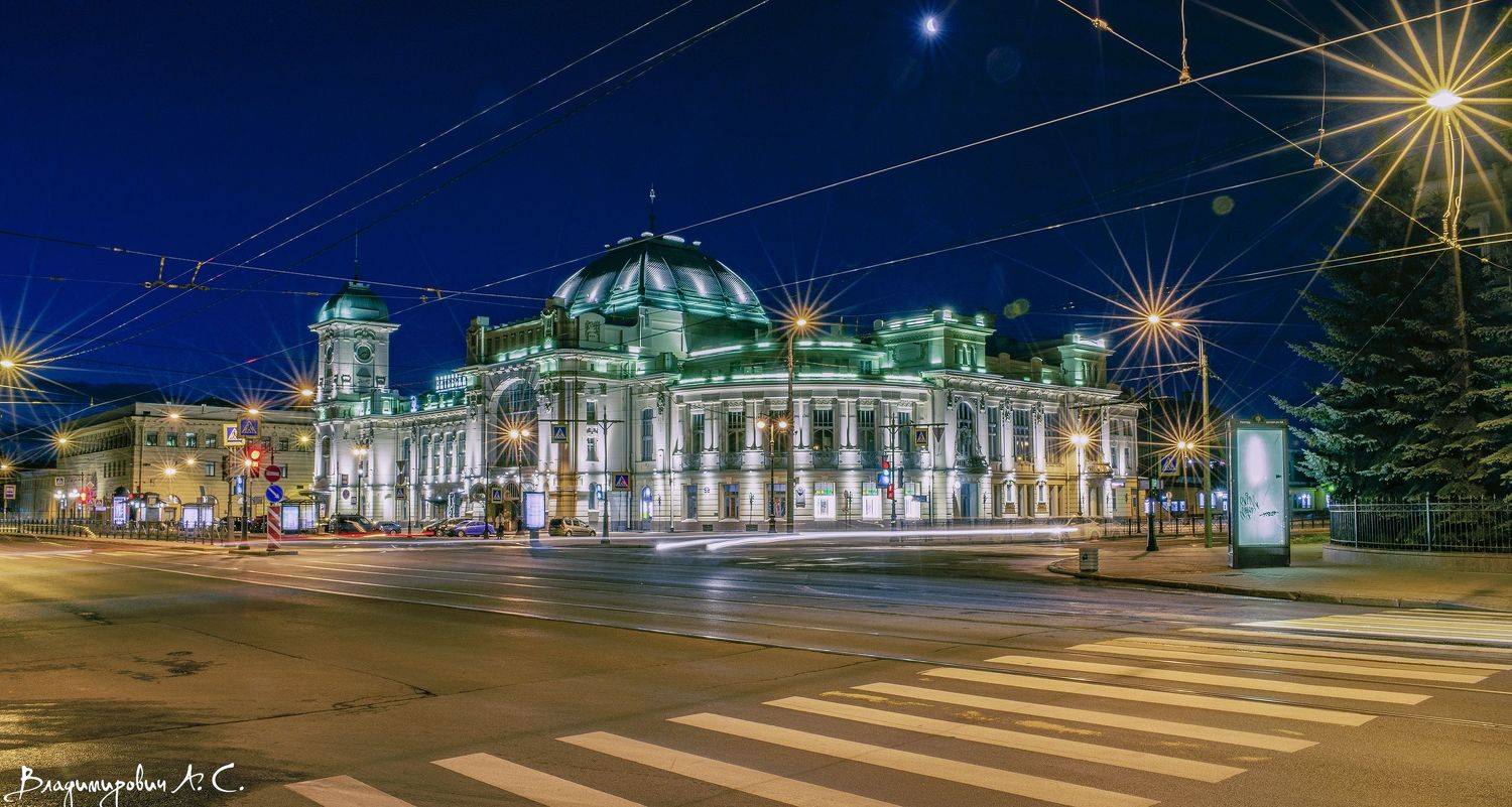 питер витебский вокзал ночные огни, Алексей Смирнов