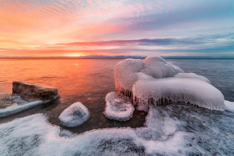 байкал, рассвет на байкале. фототур на байкал, Байкал. Перед ледоставом.photo preview