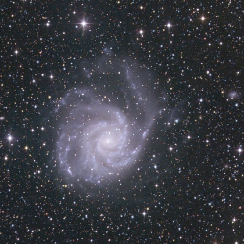 астрономия, небо, ночь, звёзды, гала M 101photo preview