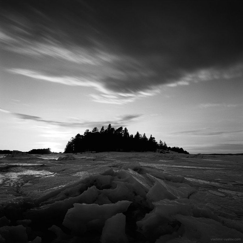 6x6, acros, bronica, film, белое море, длинная выдержка, закат, лед, пленка, поньгома о. Шангостровphoto preview