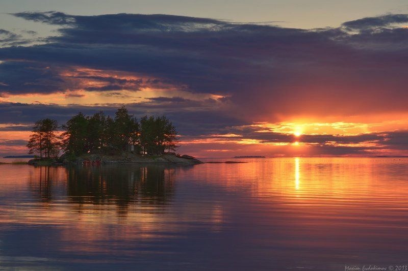 онего, онежское озеро Как-то вечерком на Онего... фото превью