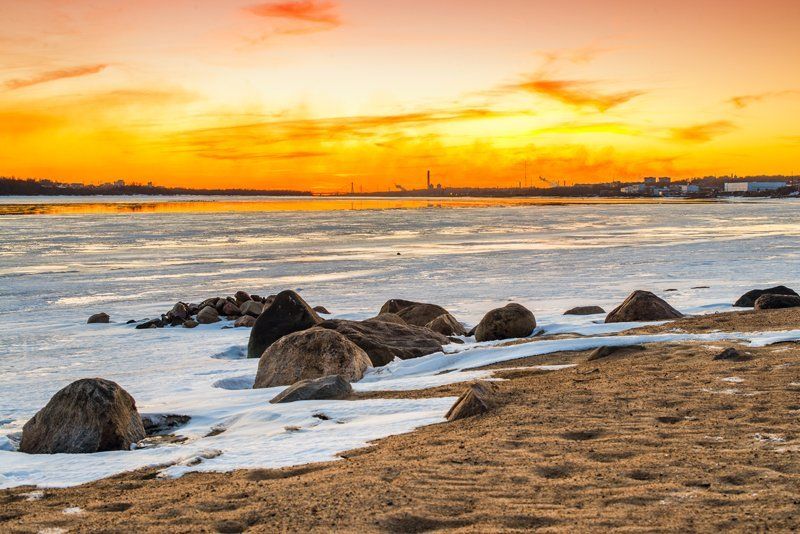 Весна, Закат, Снег Весна идетphoto preview